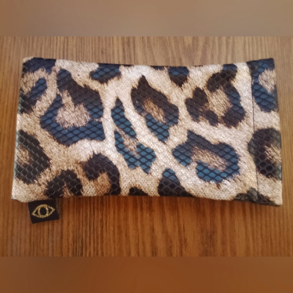 🐆Leapard Print, Faux Snake Skin Material Glasses Case 🐆